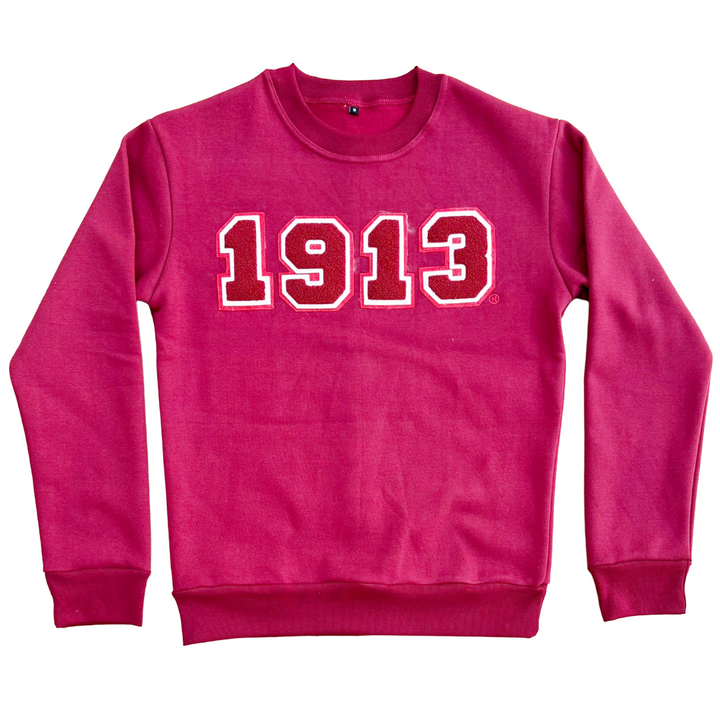 Delta Sigma Theta® 1913 Chenille Sweatshirt – Legacy Edition