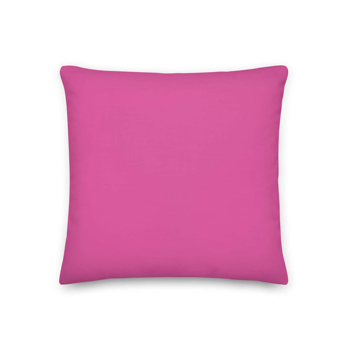 Echo Pink accent pillow for sorority decor, perfect Greek gear for a stylish and comfortable home.