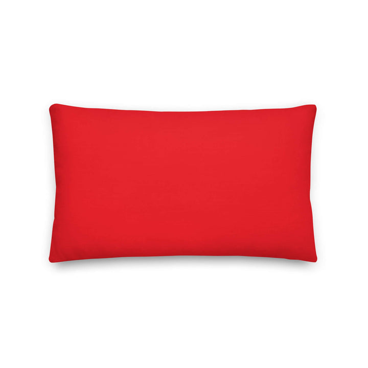 Delta Sigma Theta red pillow, perfect sorority paraphernalia to add warmth and color to your space.