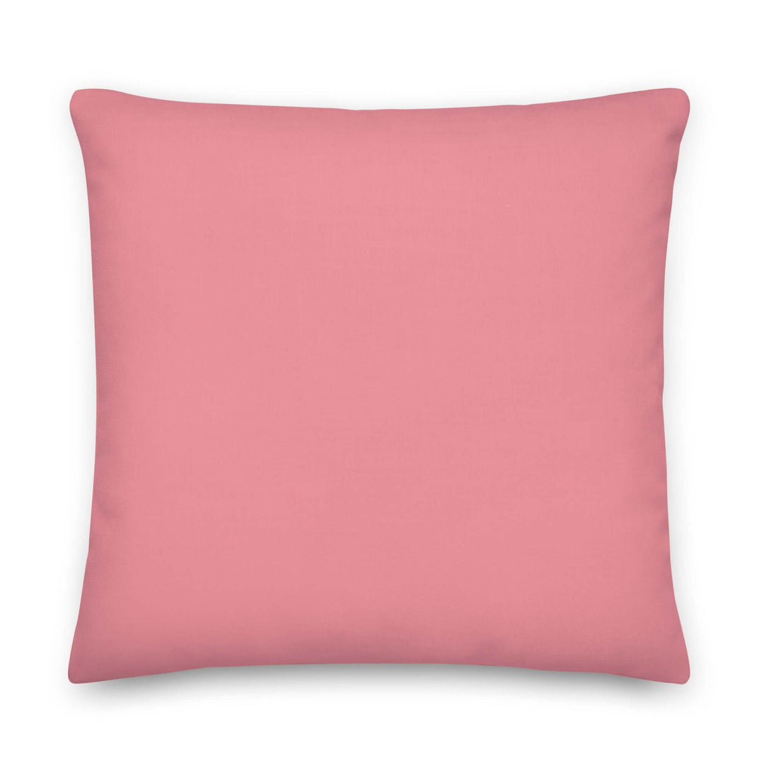 AKA Salmon Pink Accent Pillow, perfect sorority paraphernalia for adding a stylish touch to your home decor.