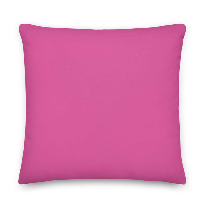 Echo pink accent pillow for sorority decor, perfect Greek gear for adding luxury and style to any room.