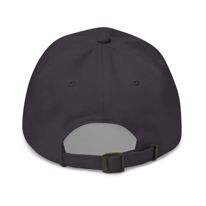 Back view of the Zeta Soror Hat showcasing adjustable strap and embroidered eyelets, perfect for sorority paraphernalia.