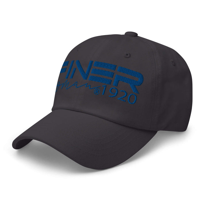 Zeta Phi Beta Finer Hat for sorority members, featuring low-profile design and adjustable strap in classic black.
