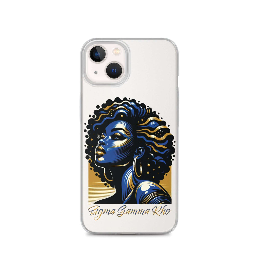 SGRho Beauty iPhone® case with stylish illustration, perfect Greek gear for sorority and fraternity members.