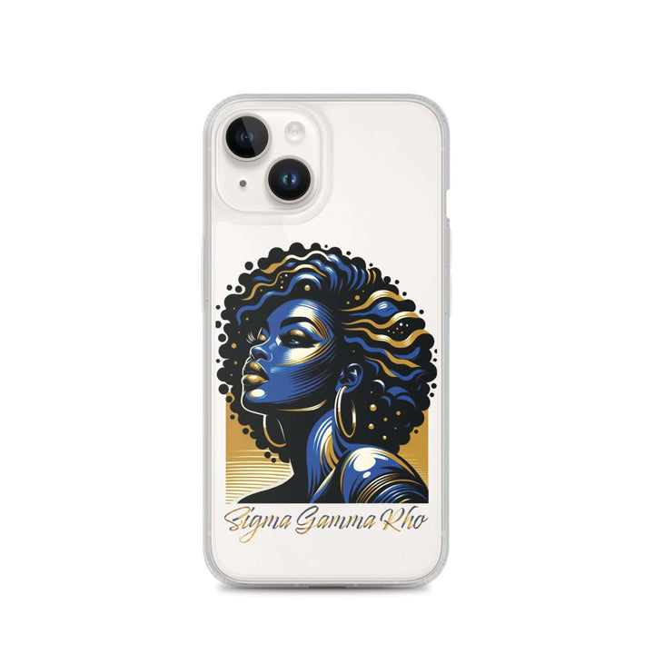 SGRho Beauty iPhone® case featuring a stylish graphic design, perfect for sorority and fraternity paraphernalia.