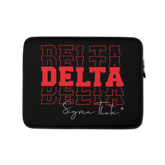Delta Sigma Theta Echo Series Sorority Laptop Sleeve