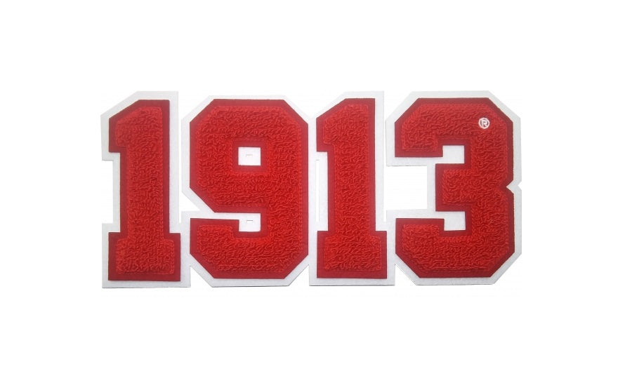 Delta Patch - 1913 and Letters - Chenille