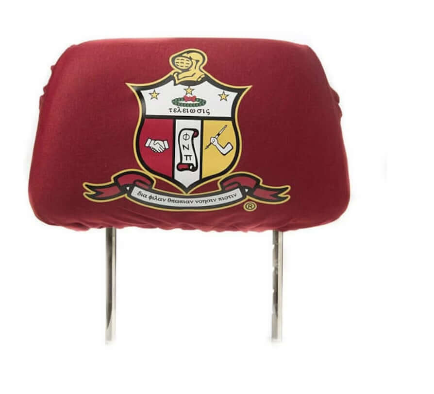 Kappa Car Seat Headrest Cover A&W Greek Shop