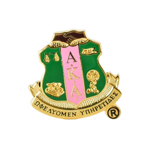 Alpha Kappa Alpha Pins - Crest