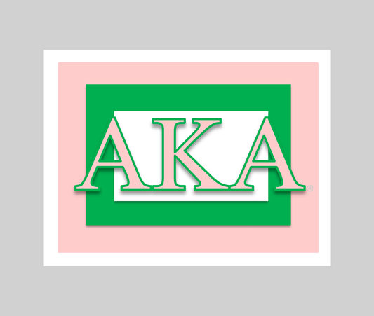 Alpha Kappa Alpha Greeting Card