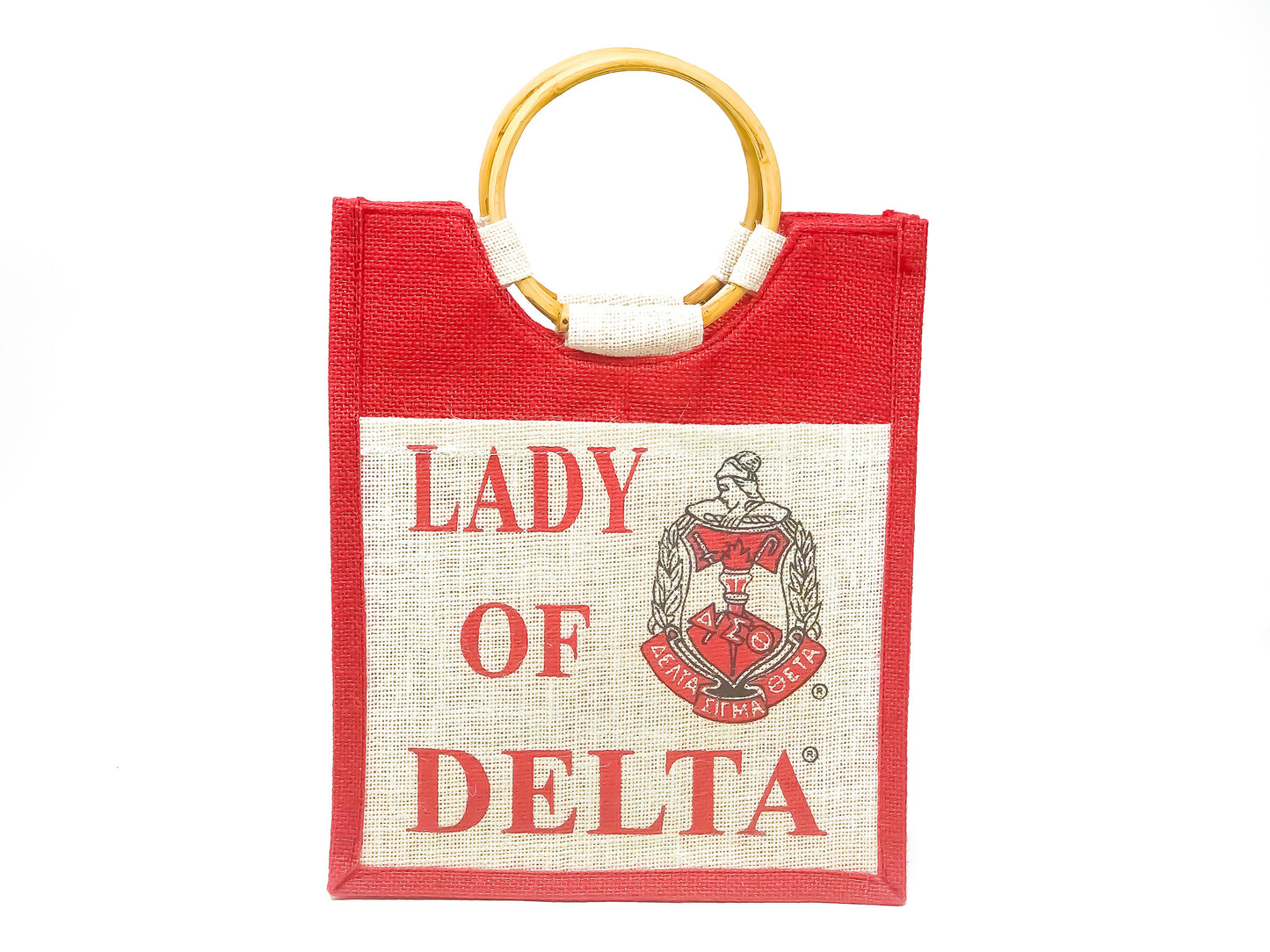Delta Bag - Burlap Tote Bags