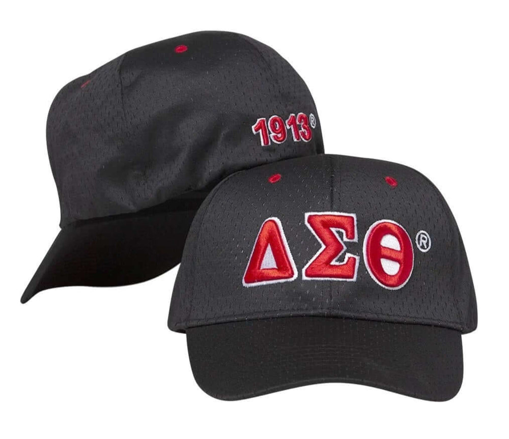 Delta Hat Flex Cap featuring Greek letters and year, perfect for sorority and fraternity paraphernalia and Greek gear.