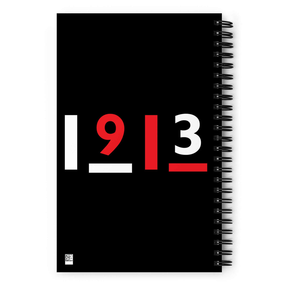 Delta Sigma Theta 1913 spiral notebook, soft-touch cover, perfect for sorority note-taking and Greek life inspiration.