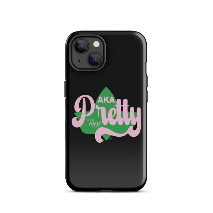 AKA Pretty Ivy Tough Case for iPhone®, stylish sorority gear with durable protection and a trendy design since 1908.