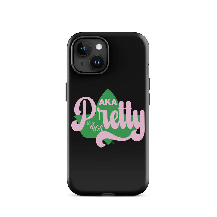 AKA Pretty Ivy Tough Case for iPhone® featuring a stylish, impact-resistant design, perfect for sorority and fraternity gear.