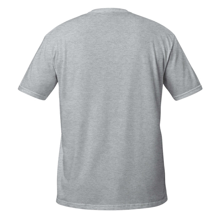 Back view of the AKA Reasons T-Shirt in Sport Grey, made of soft ring-spun cotton, perfect for sorority and fraternity gear.