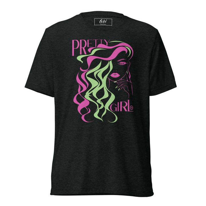 Stylish AKA Pretty Girl T-Shirt featuring a vibrant design, perfect for sorority and fraternity events and Greek gear enthusiasts.