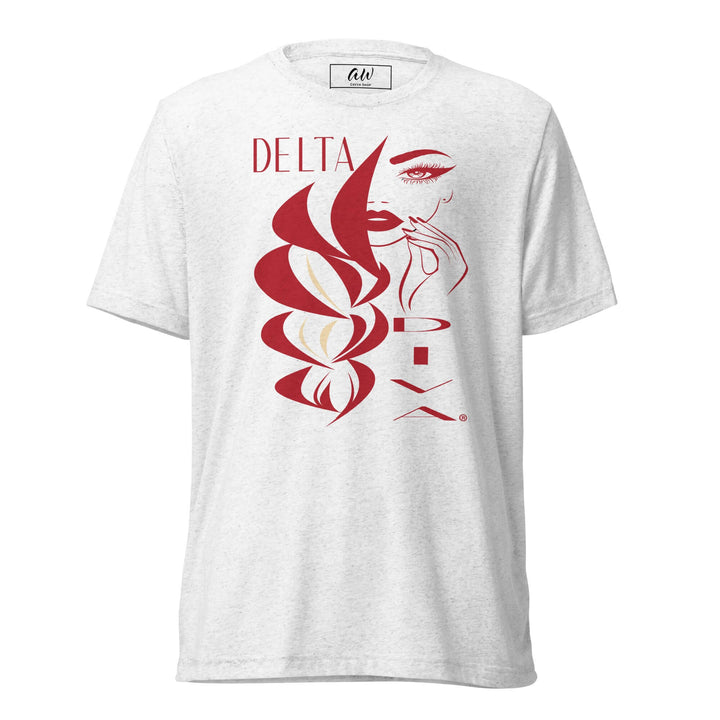 Delta Diva T-Shirt featuring vintage design, perfect for sorority and fraternity paraphernalia and Greek gear.