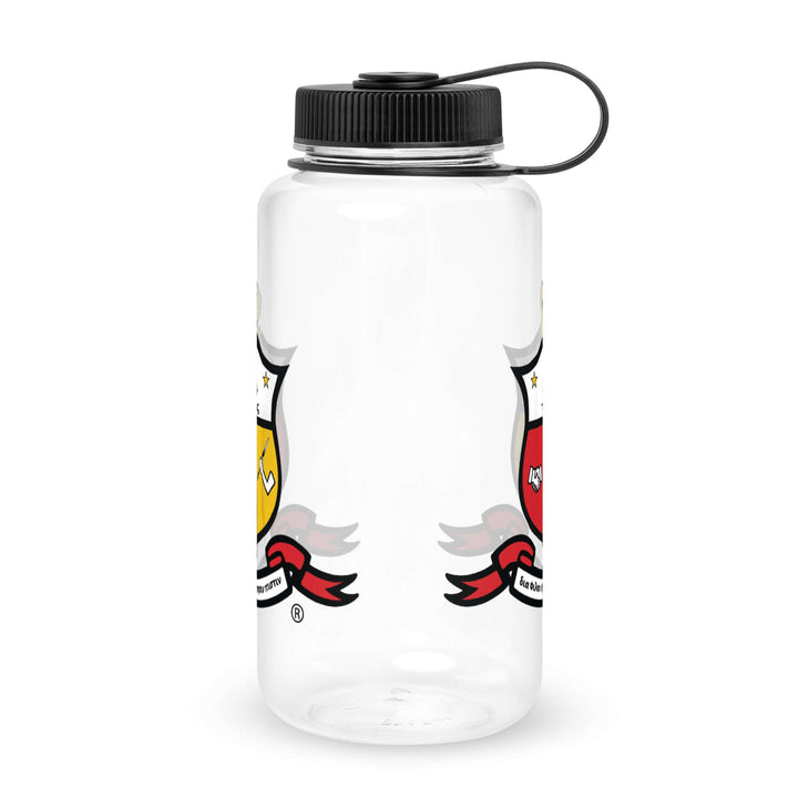Kappa Alpha Psi Coat of Arms wide mouth water bottle, perfect for hydration, workouts, and outdoor activities. 32 oz. BPA-free plastic.