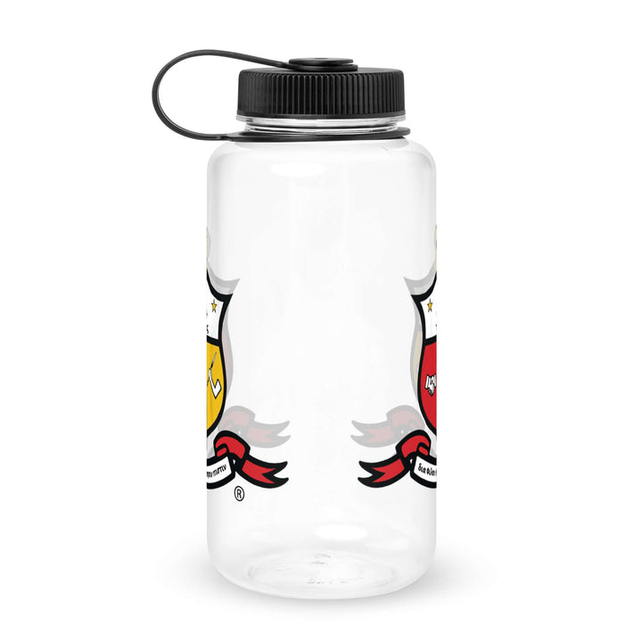 Kappa Alpha Psi Coat of Arms wide mouth water bottle, 32 oz BPA-free, perfect for fraternity and sorority gear.