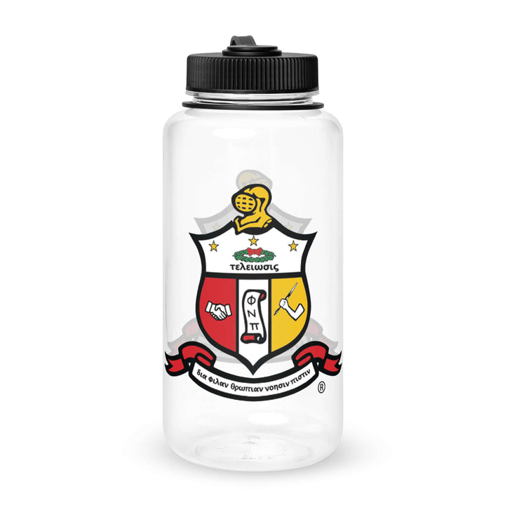 Kappa Alpha Psi Coat of Arms water bottle, 32 oz. Tritan, BPA-free, perfect for Greek gear and everyday hydration.